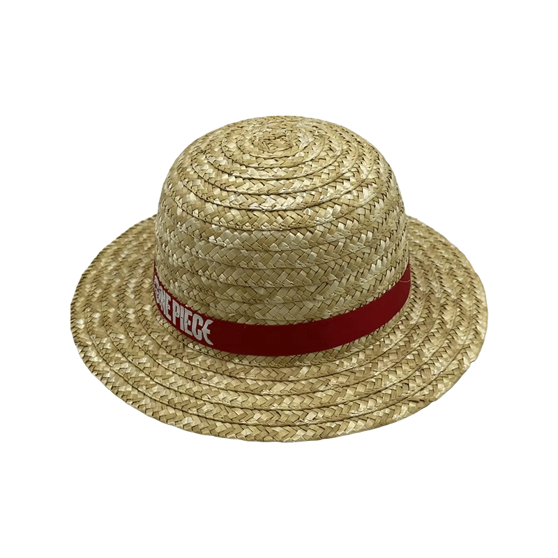 Sombrero de picnic de paja de trigo natural para adultos y niños
