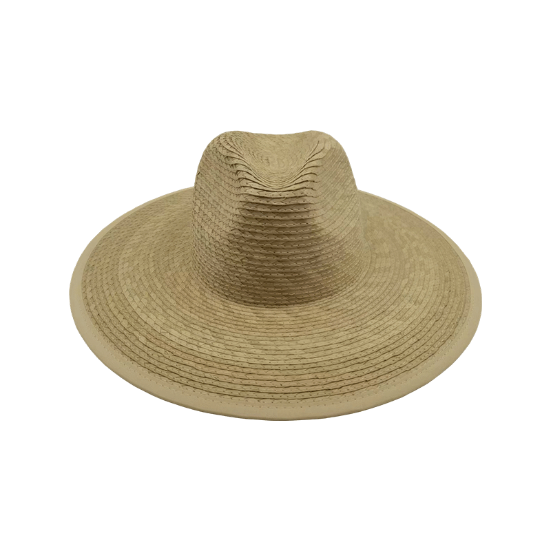 Sombrero Panamá de paja de ala ancha con palma transpirable