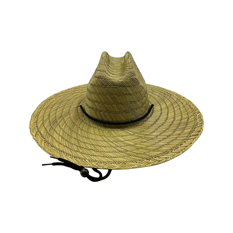 Sombrero al aire libre del salvavidas de la paja natural del OEM